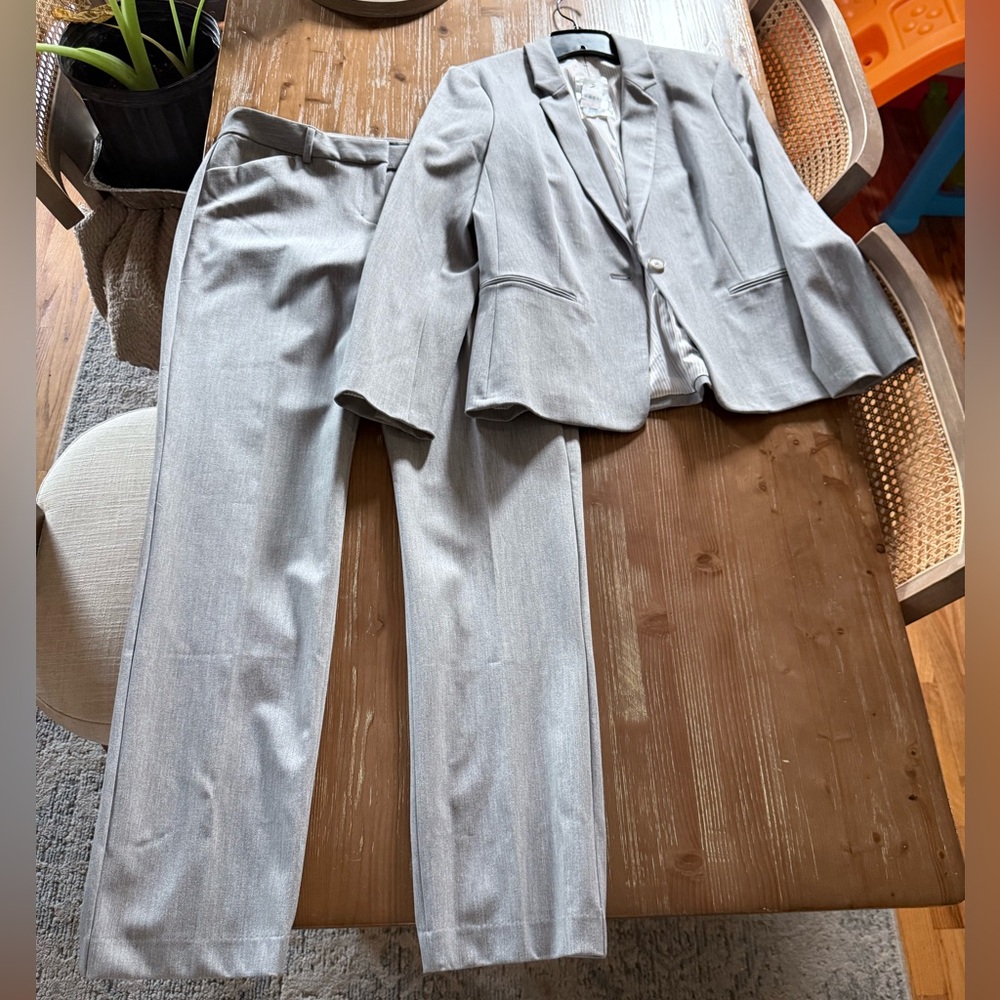 Express Classic Gray Pant Suit